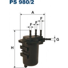 PS 980/2 Фильтр топливный диз. NISSAN RENAULT SUZUKI (DELPHI HDF907/B31030PRJC/NIPPARTS, J1331039)